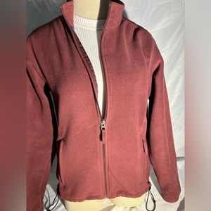 Lands' End Women's Fleece Full Zip Jacket (S)